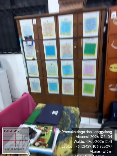 Foto absensi Pramuka siaga dan penggalang