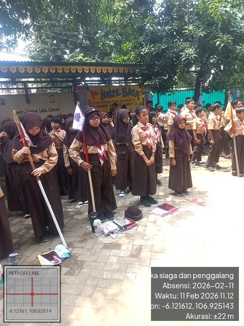 Foto absensi Pramuka siaga dan penggalang