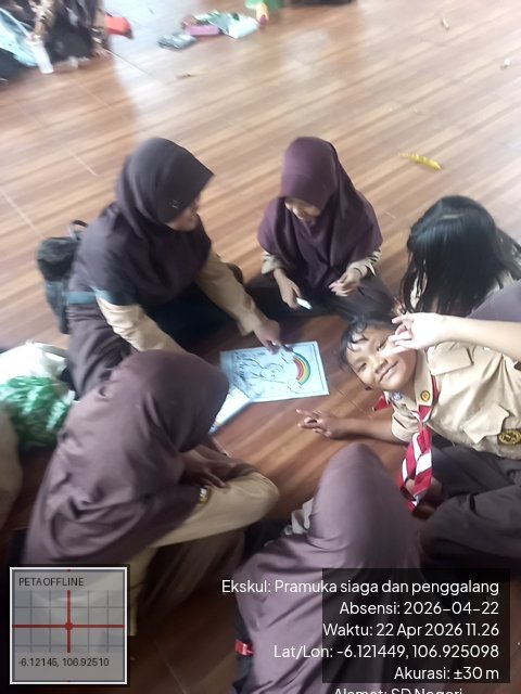 Foto absensi Pramuka siaga dan penggalang