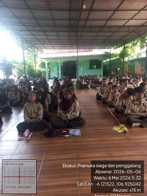 Foto absensi Pramuka siaga dan penggalang