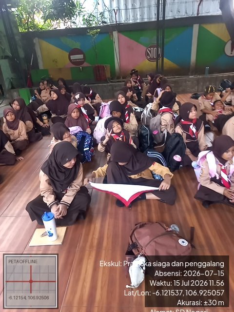 Foto absensi Pramuka siaga dan penggalang