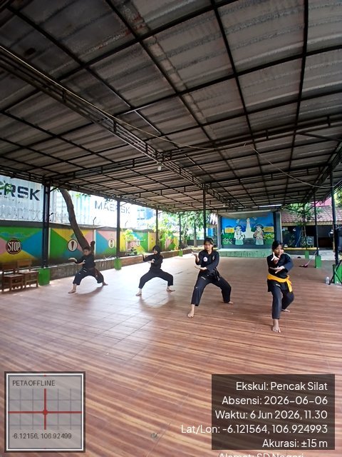 Foto absensi Pencak Silat