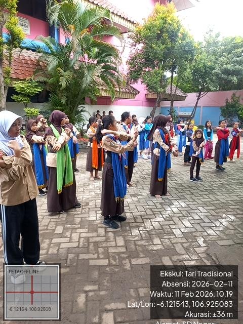 Foto absensi Tari Tradisional