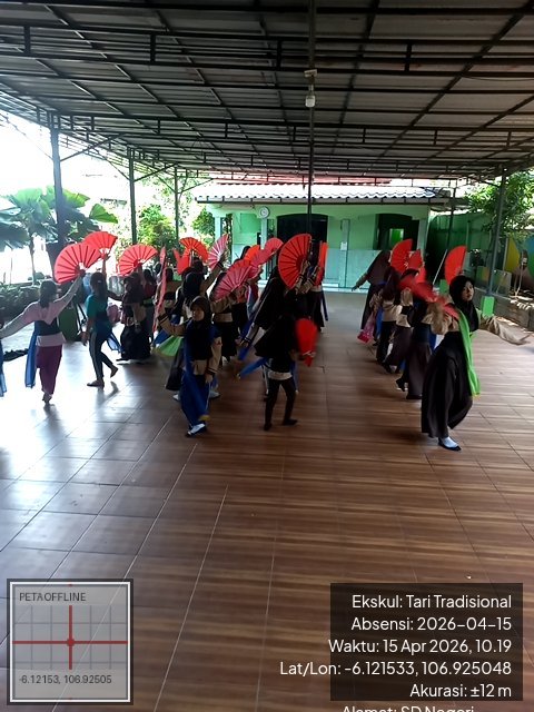 Foto absensi Tari Tradisional