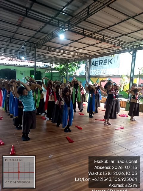 Foto absensi Tari Tradisional