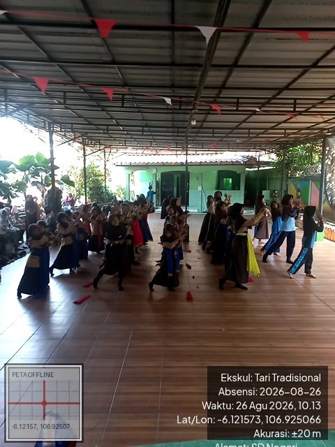 Foto absensi Tari Tradisional