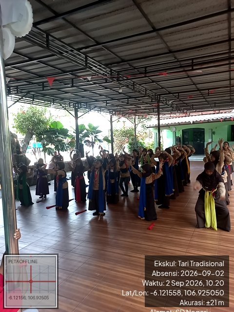 Foto absensi Tari Tradisional