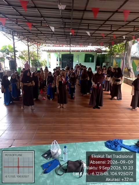 Foto absensi Tari Tradisional