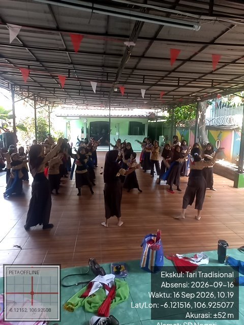 Foto absensi Tari Tradisional