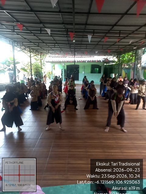 Foto absensi Tari Tradisional