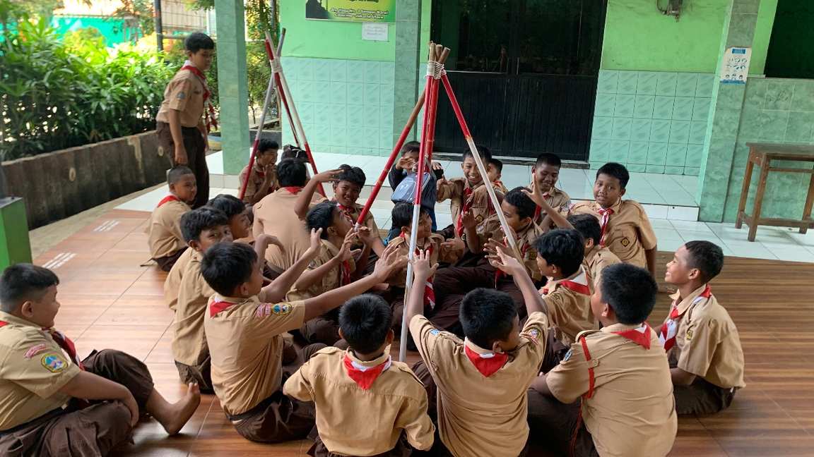 Foto ekskul Pramuka Penggalang